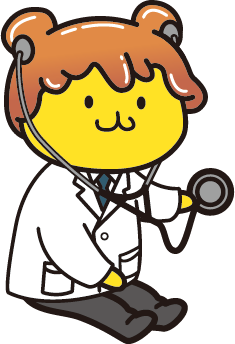 聴診器あてますイラスト