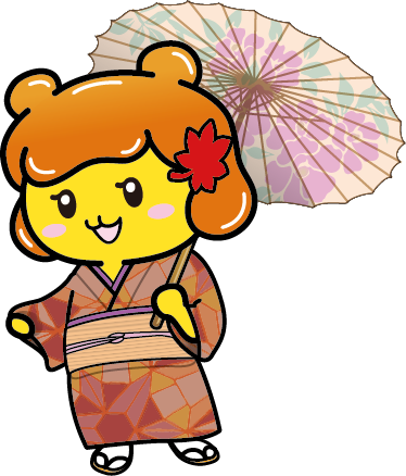 銘仙・新柄(傘・ぼたん)